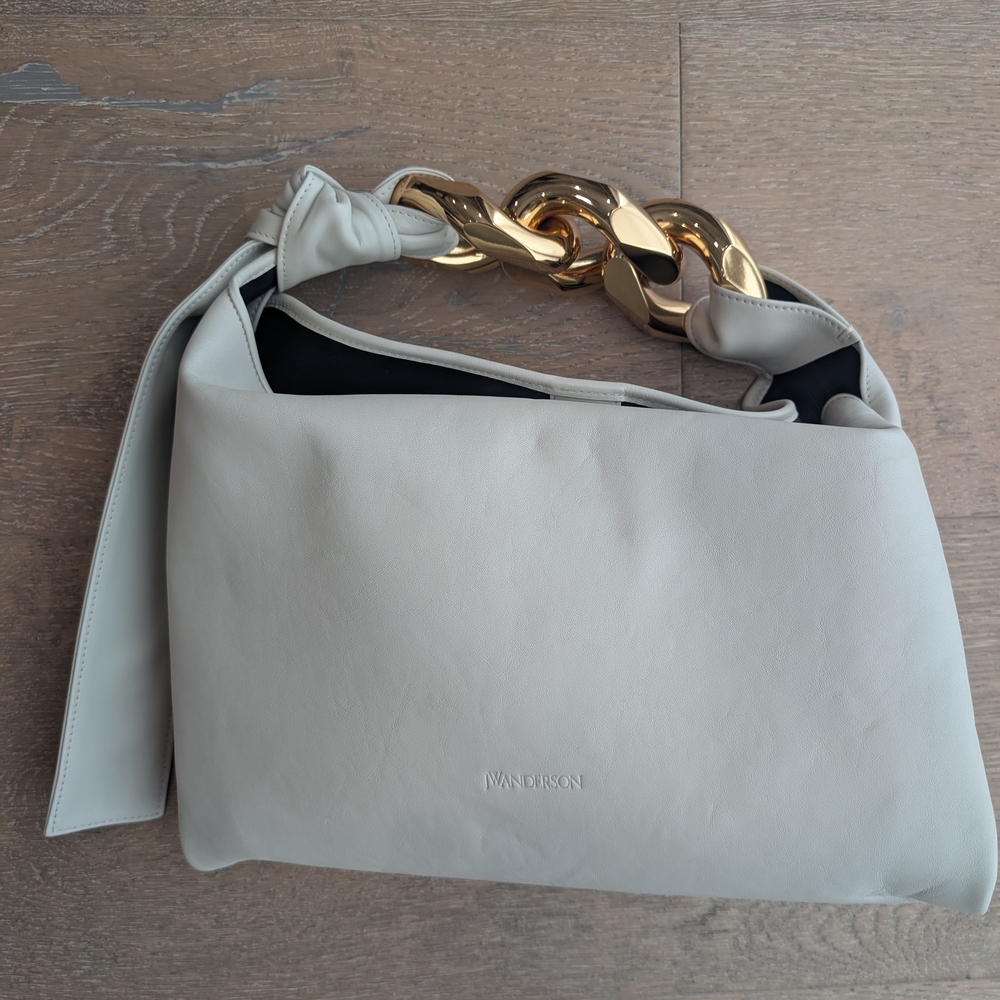 JW Anderson Gold Chain Bag - Bone Color